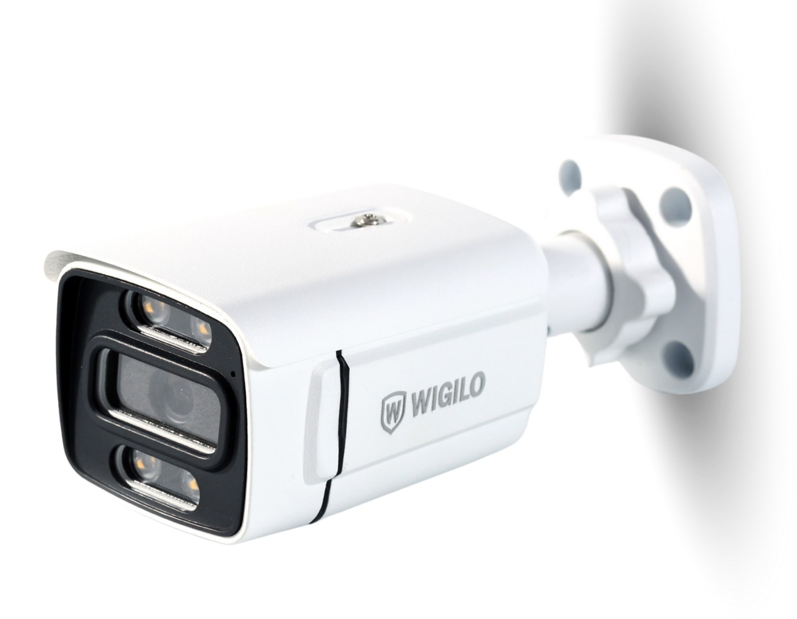 Wigilo 8MP IP/Network Bullet Starlight Camera (6MM) – Dual LED & Inbuilt Audio