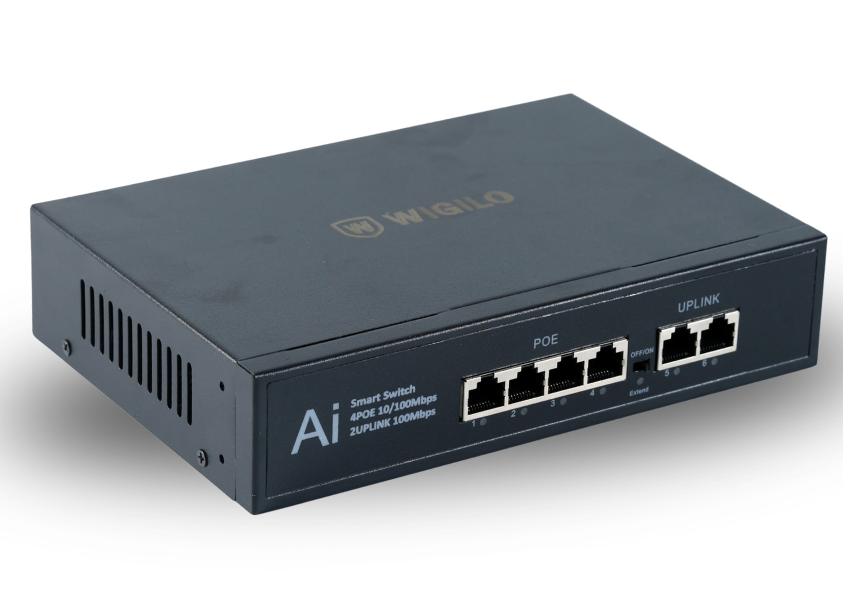 Wigilo 4+2 Port PoE Switch